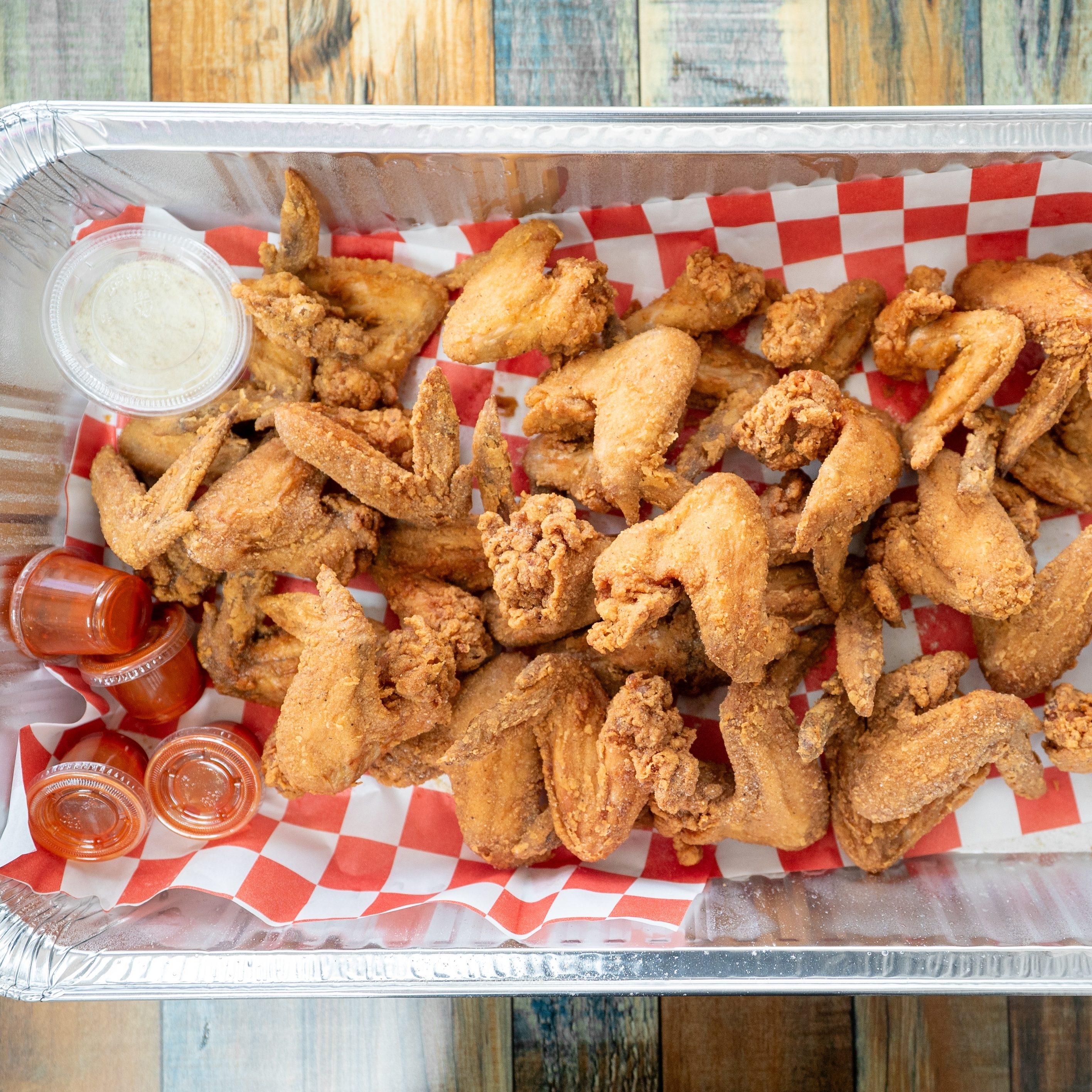 Whole Wings Party Tray.