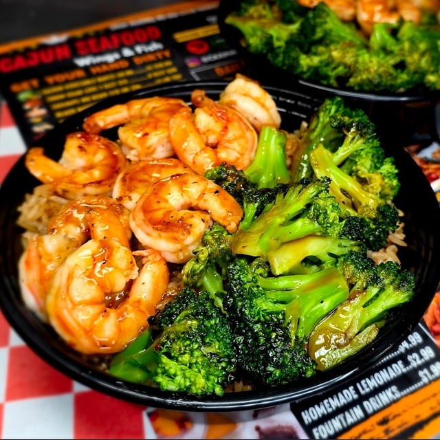 Shrimp Teriyaki Bowl.