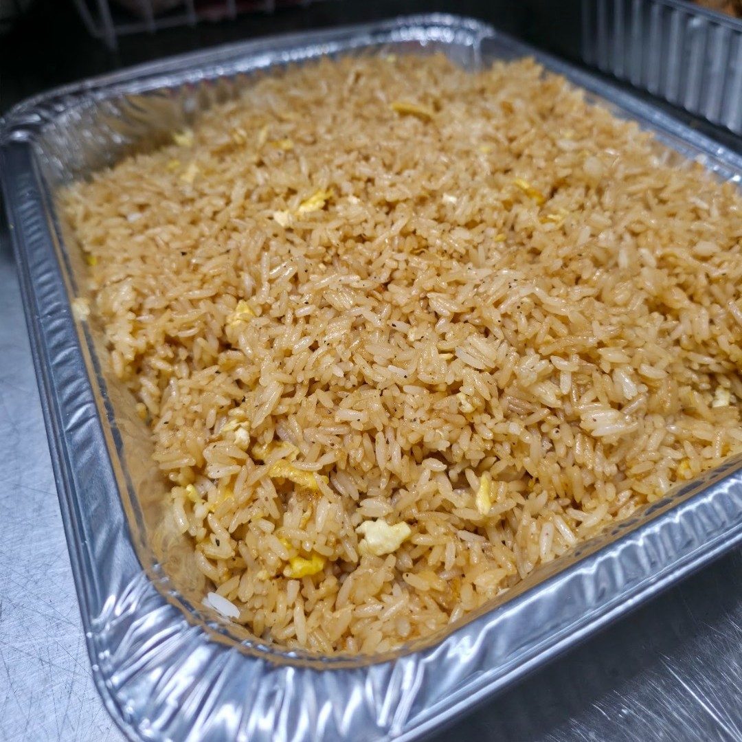 Party Tray Hibachi Rice.