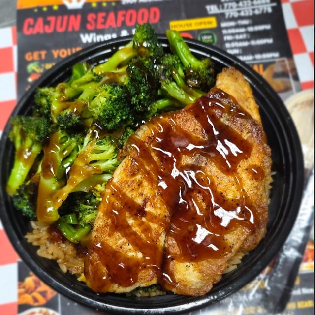 Tilapia Teriyaki Bowl.