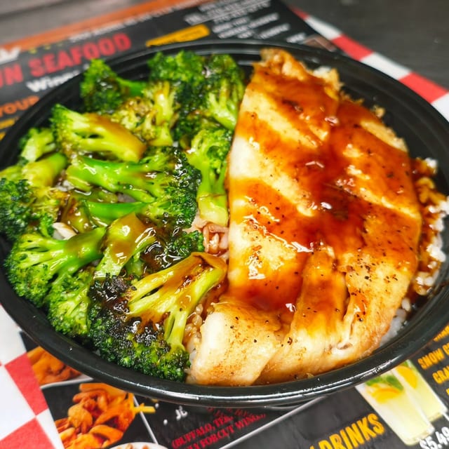 Catfish Teriyaki Bowl.