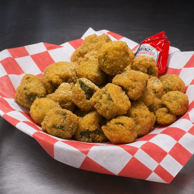 Fried Okra (S).
