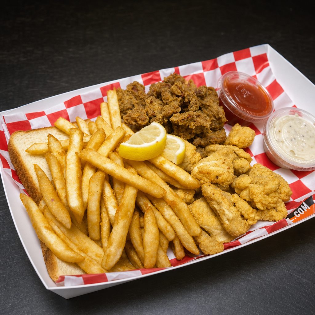 C3 ：Catfish Nugget & Chicken Gizzards.