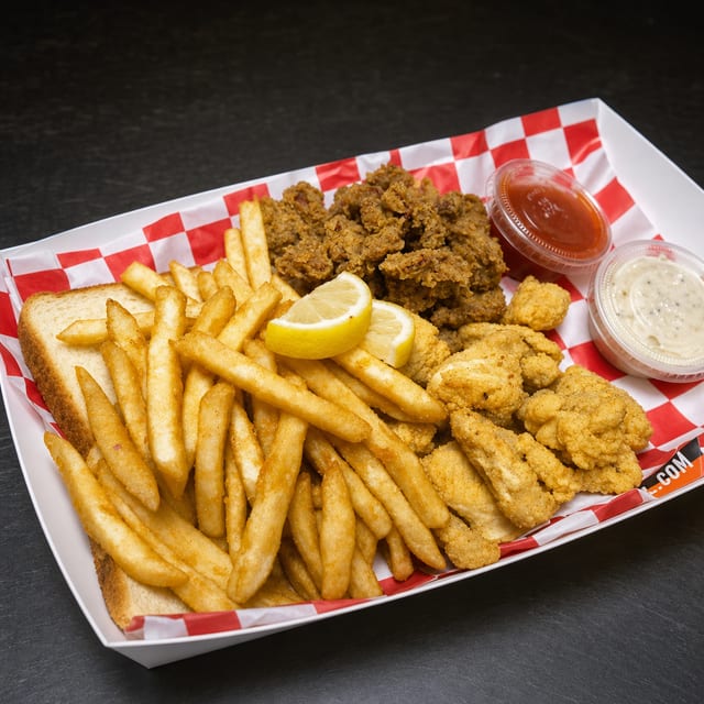 C3 :Catfish Nugget & Chicken Gizzards.