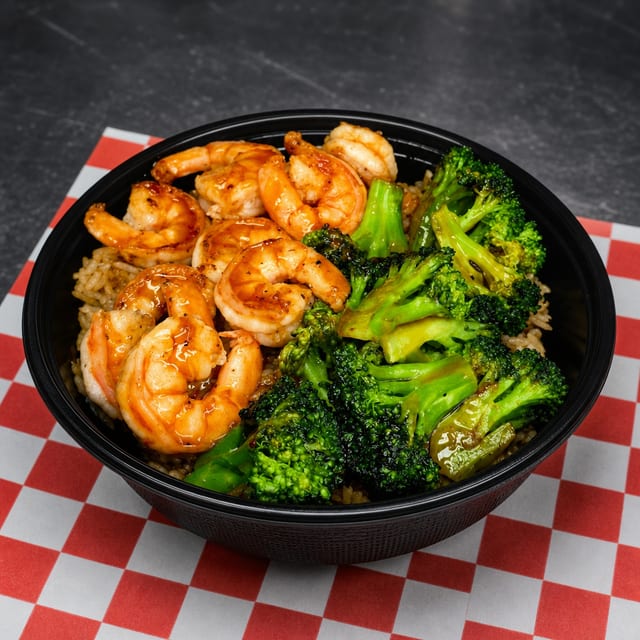 Shrimp Teriyaki Bowl.