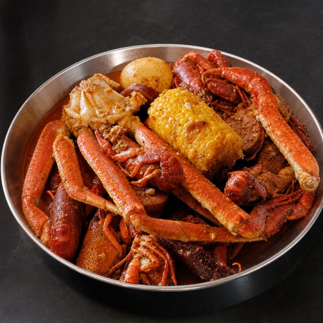 Snow Crab Legs & Crawfish.