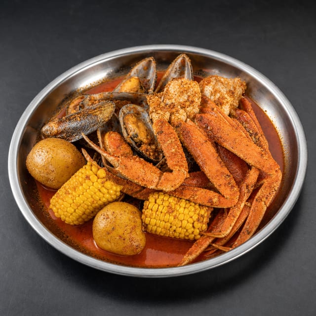 Snow Crab Legs & Green Mussel.