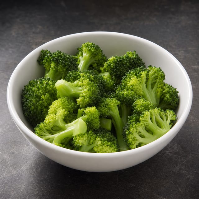 Steamed Broccoli (S).