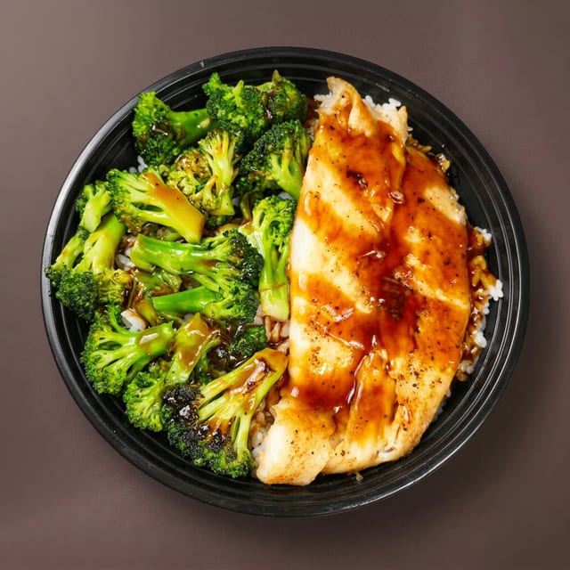 Catfish Teriyaki Bowl.