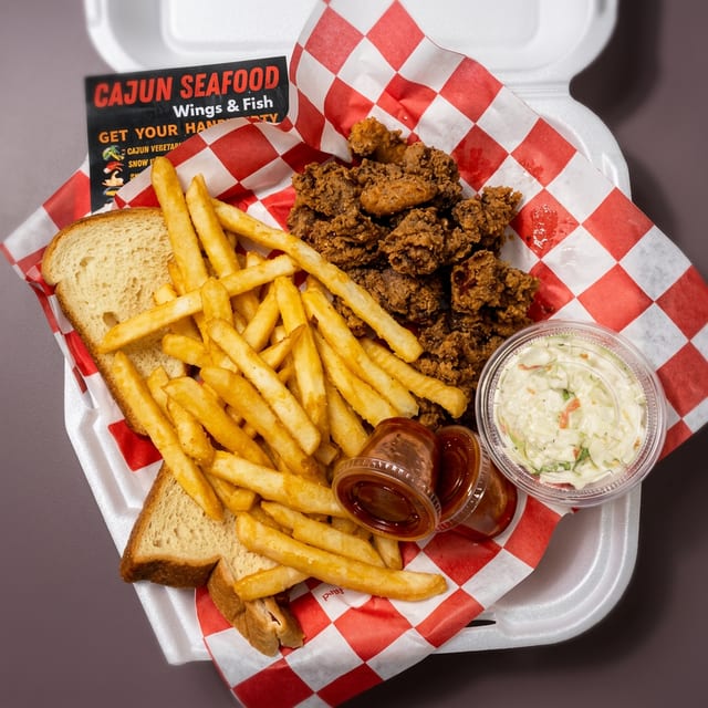 Chicken Gizzards Combo.