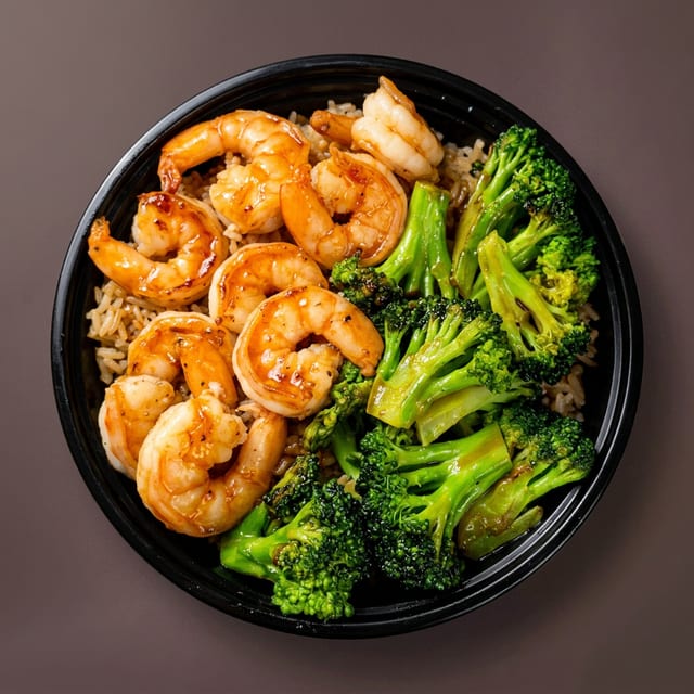 Shrimp Teriyaki Bowl.