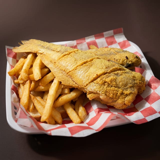 Whole Catfish Combo.
