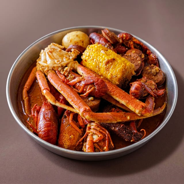 Snow Crab Legs & Crawfish.