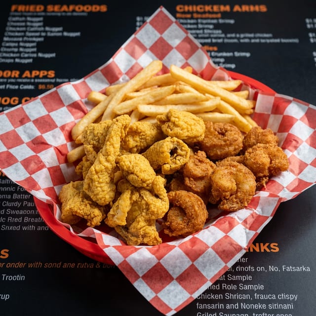 C2 ：Catfish Nugget & Shrimp（10 Pcs）.