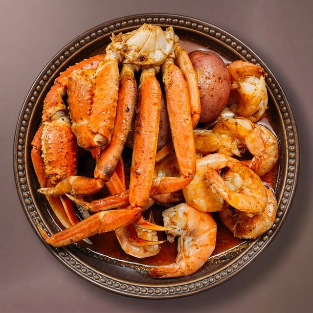 Snow Crab Legs & Shrimp (No Head).