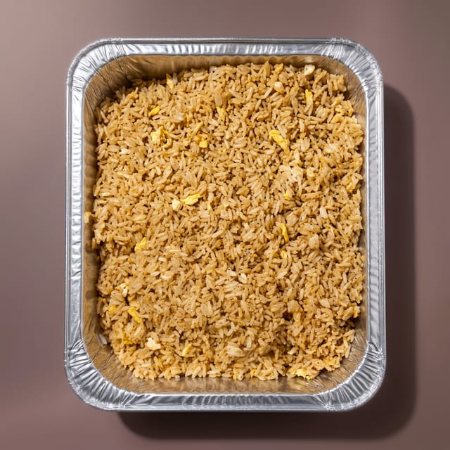 Party Tray Hibachi Rice.